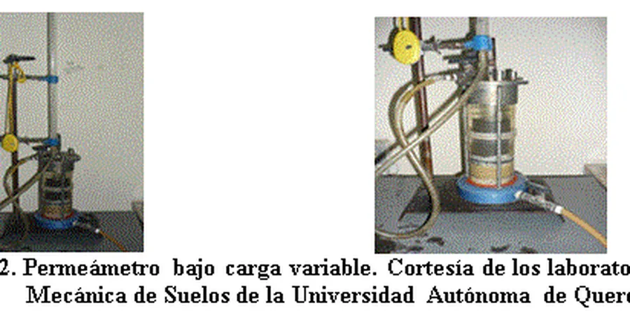 Illustrative image of Laboratory permeability test (falling/constant head) in Drummondville